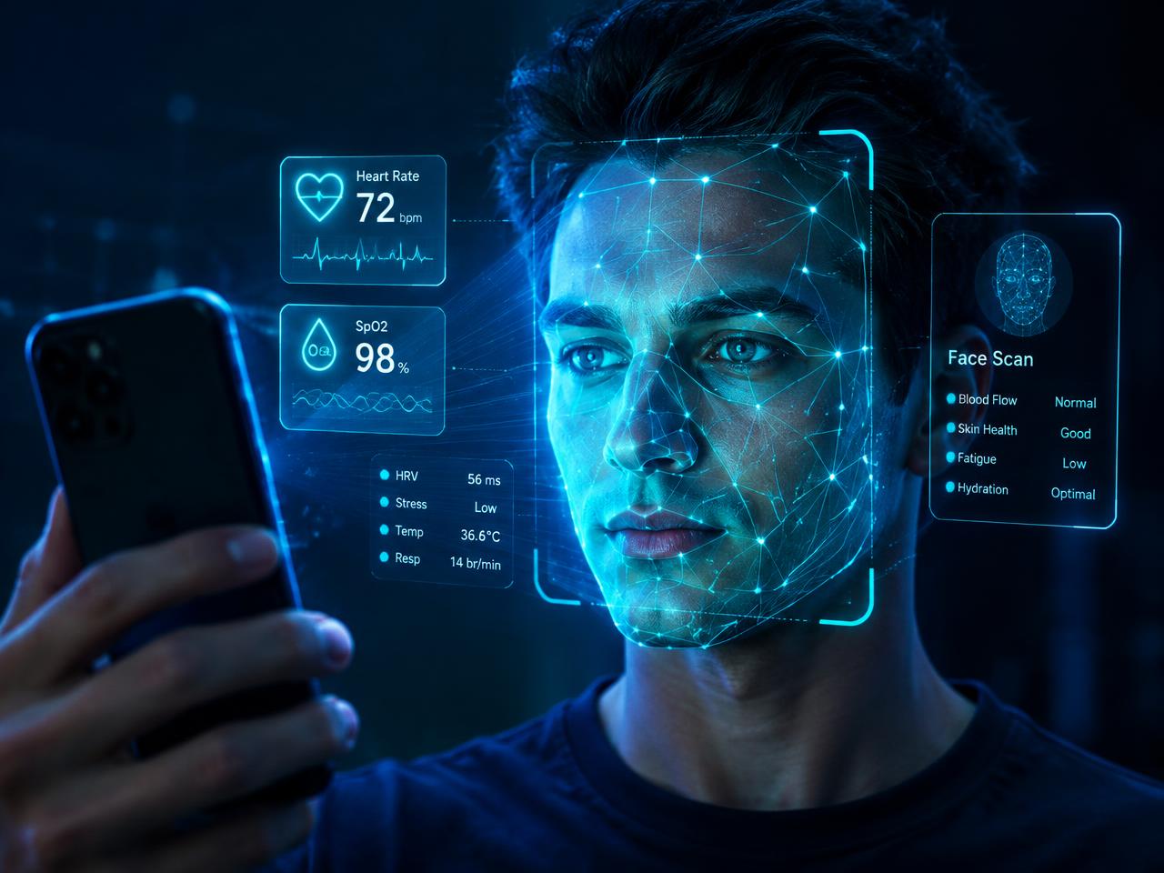 Face vital scan